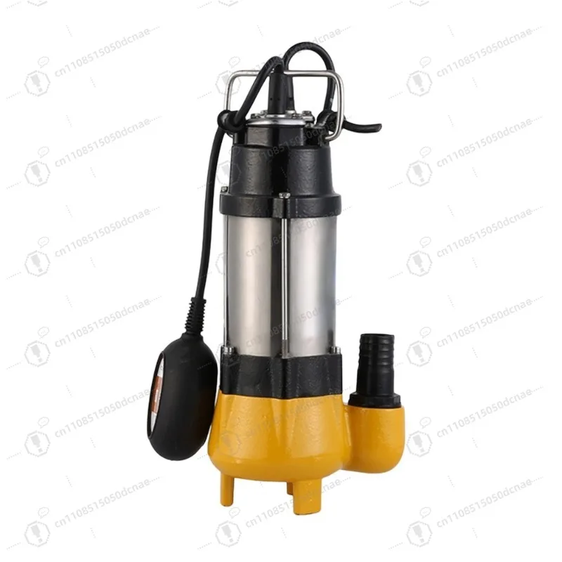 WQD Stainless Steel Submersible Sewage Pump With Float Switch Automatic High Head Waste Water Pump For Farm Household 220V