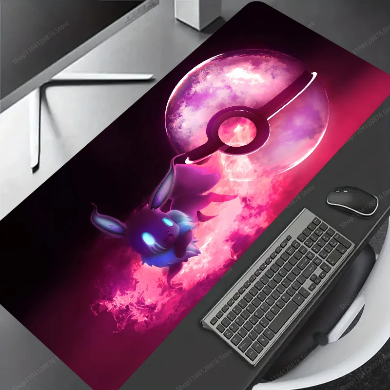 P-Pokemons Ball Non-slip Mouse Pad Suitable For Office Computers Laptops E-sports Game Desk Mats XXL Keyboard