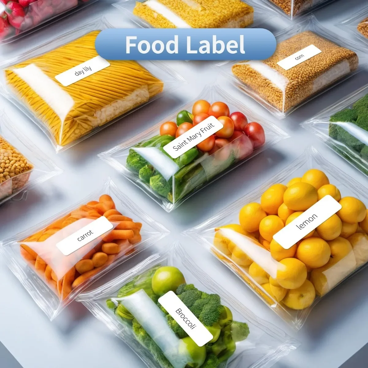 White Label Paper Mini Printer Sticker Waterproof Applicable With D30 D35 P11 Label Printer For Barcode Address Home Business