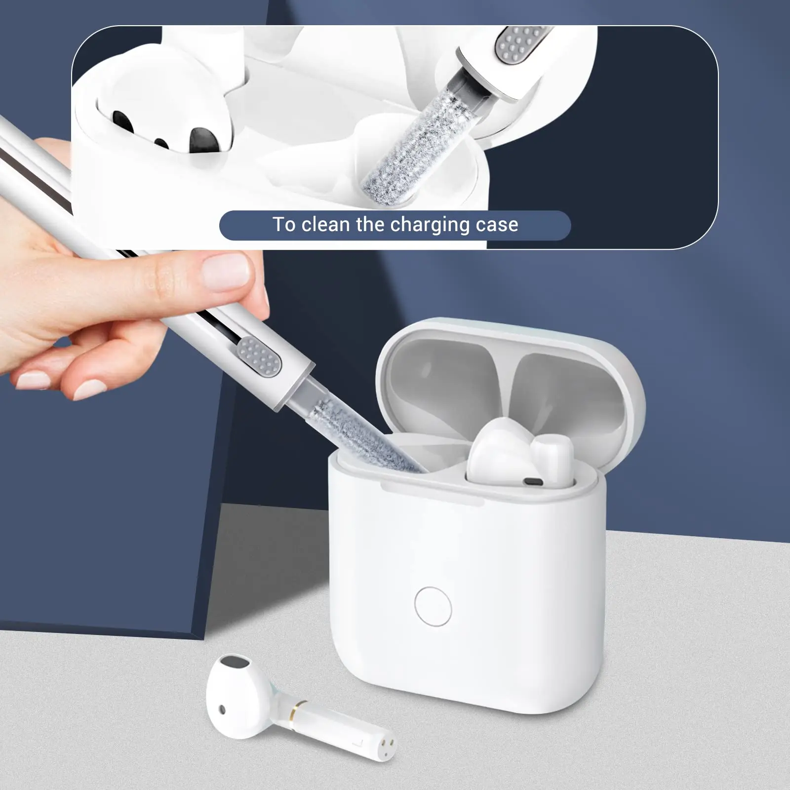 Herramienta de limpieza de auriculares Bluetooth para Airpods Pro 3 2 1, Kit de limpiador de estuche de auriculares para Xiaomi Airdots 3Pro, Huawei