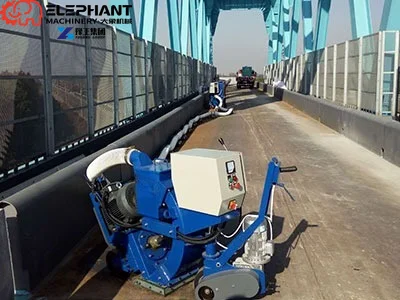 Road Shot Blasting Machine For Anti-slip Treatment Standard Process For Road Safety Construction
