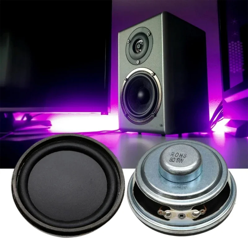 1PC Powerful 57mm Metal Speakers Inner Magnets 4Ohm Subwoofer Speakers for Auditory Loudspeaker Waterproof