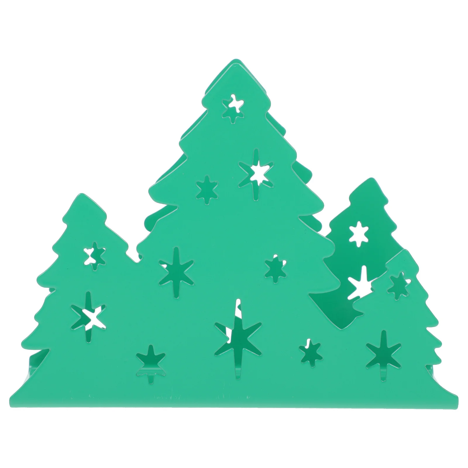 

1Pcs Stylish Napkin Holder Tissue Rack Stainless Steel Creative Desktop Paper Stand for Dining Table Home Hotel Use Green