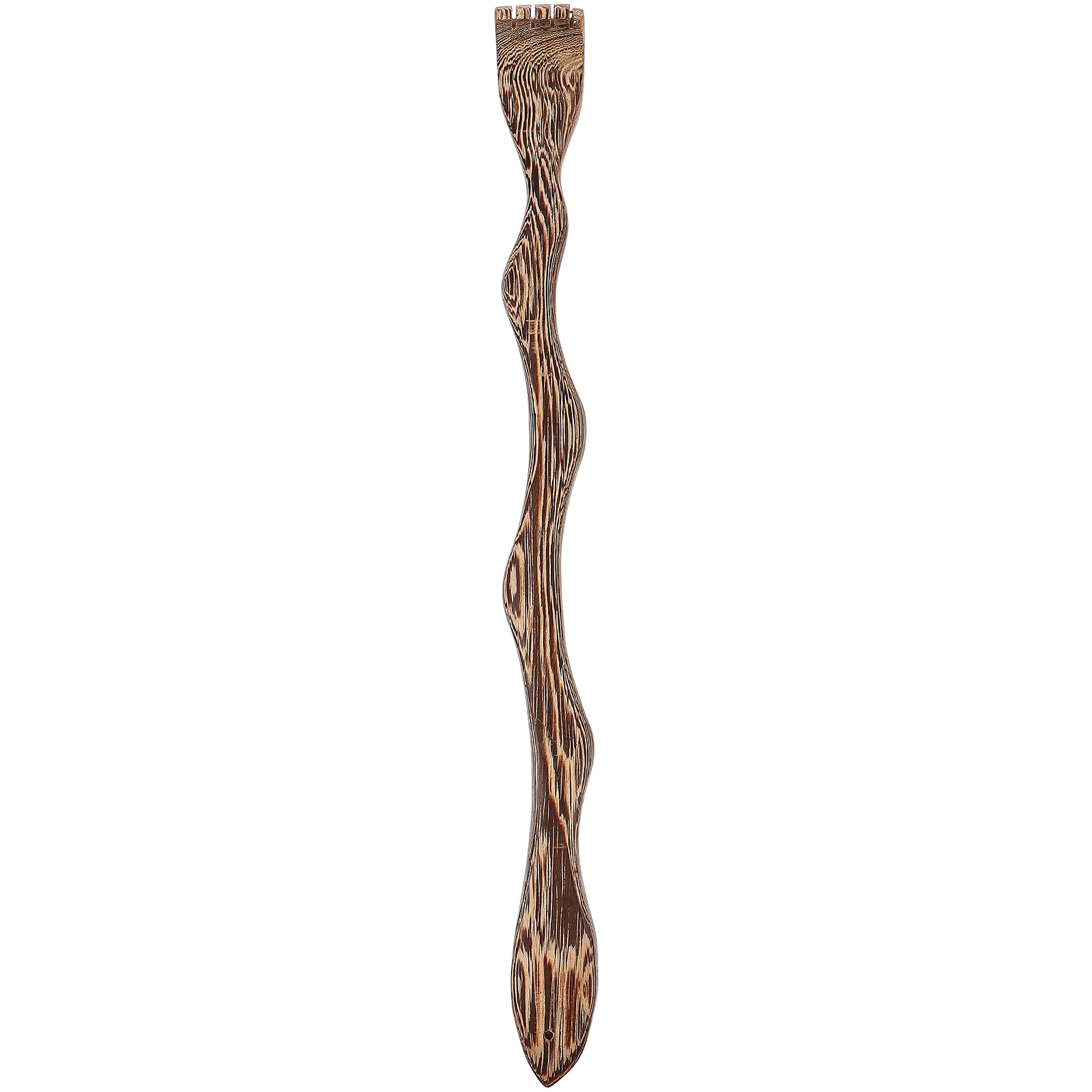 

1pcs Wood Back Scratcher Snake Shaped Long Handle Body Scratching Tool Portable Massage Tool For Itching Relief Durable Smooth