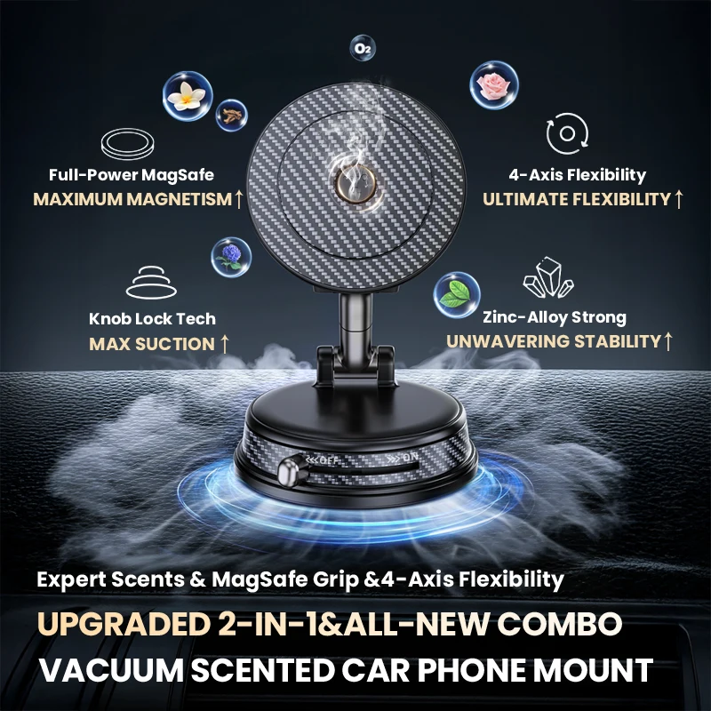 

Вращающееся на 360° автомобильное магнитное крепление для телефона, вакуумная присоска, нано-присоска, многофункциональный настольный автомобильный держатель для телефона на приборной панели