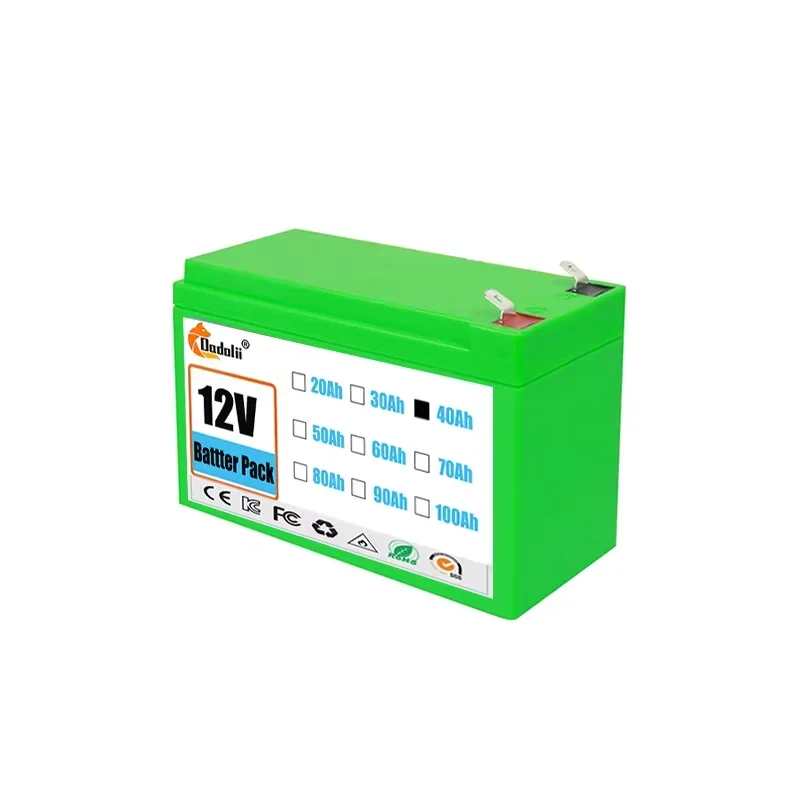 12V Battery 100Ah 18650 lithium battery pack Rechargeable battery for solar energy electric vehicle battery+12.6v3A charger