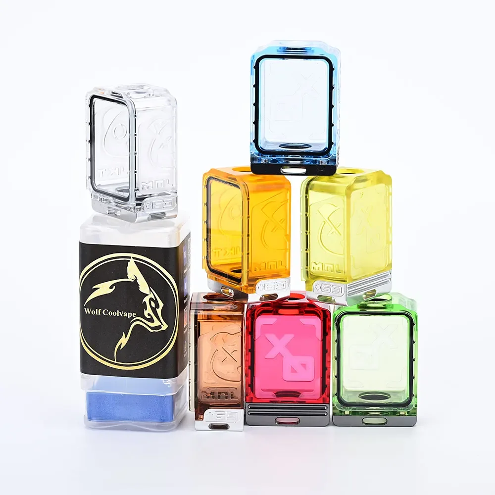 WOLFCOOLVAPE WICK D XO Boro Tank vape Billet BB WICK'D XO Style Boro Tank for BB / Billet AIO Box Mod Kit