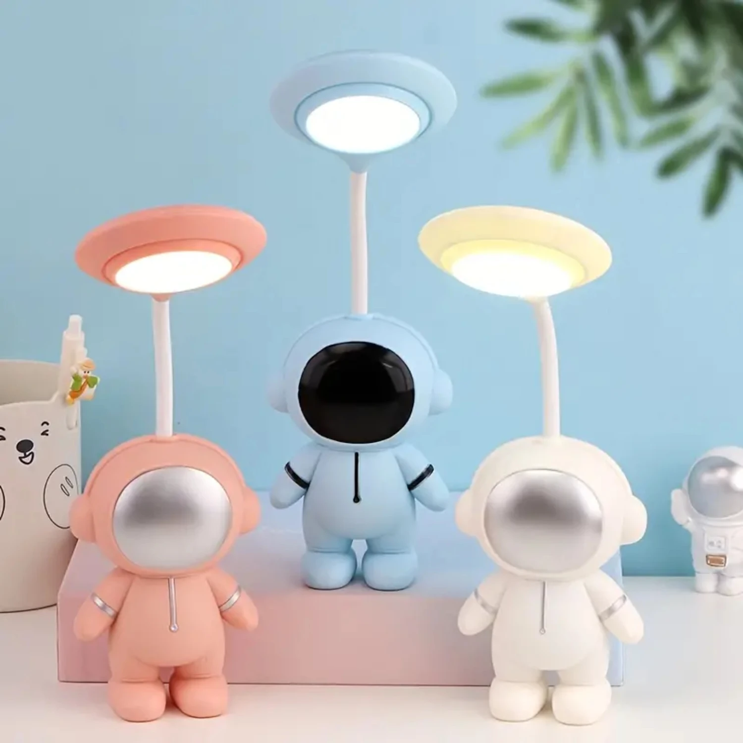 

Warm light lamp Night light for bedroom Mini desk lamp Battery desk lamp Curved monitor light Bedroom lights Foldable desk lamp