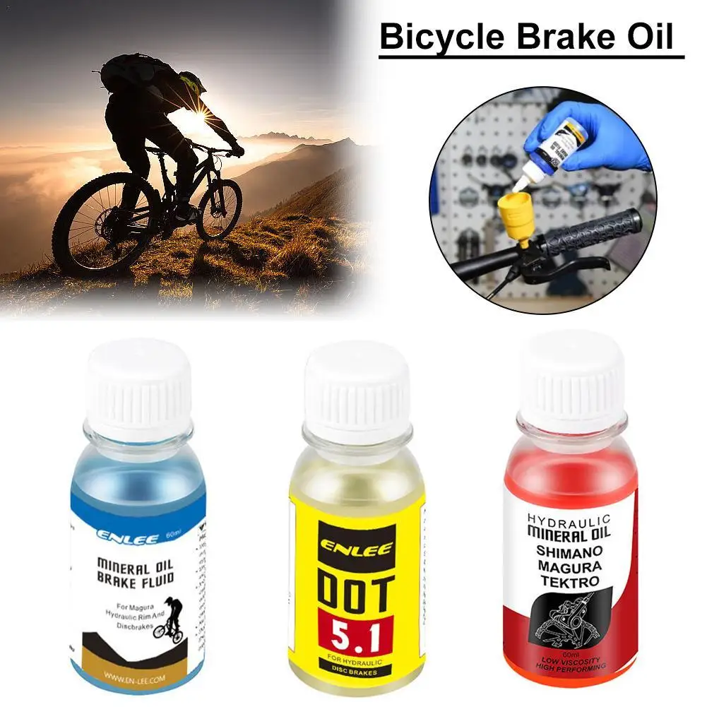 60ML Driving Brake Fluid Mineral Oil Hydraulic Disc Brake Suitable For DOT System Piston Lubricant To Extend Brake Life Outdoor