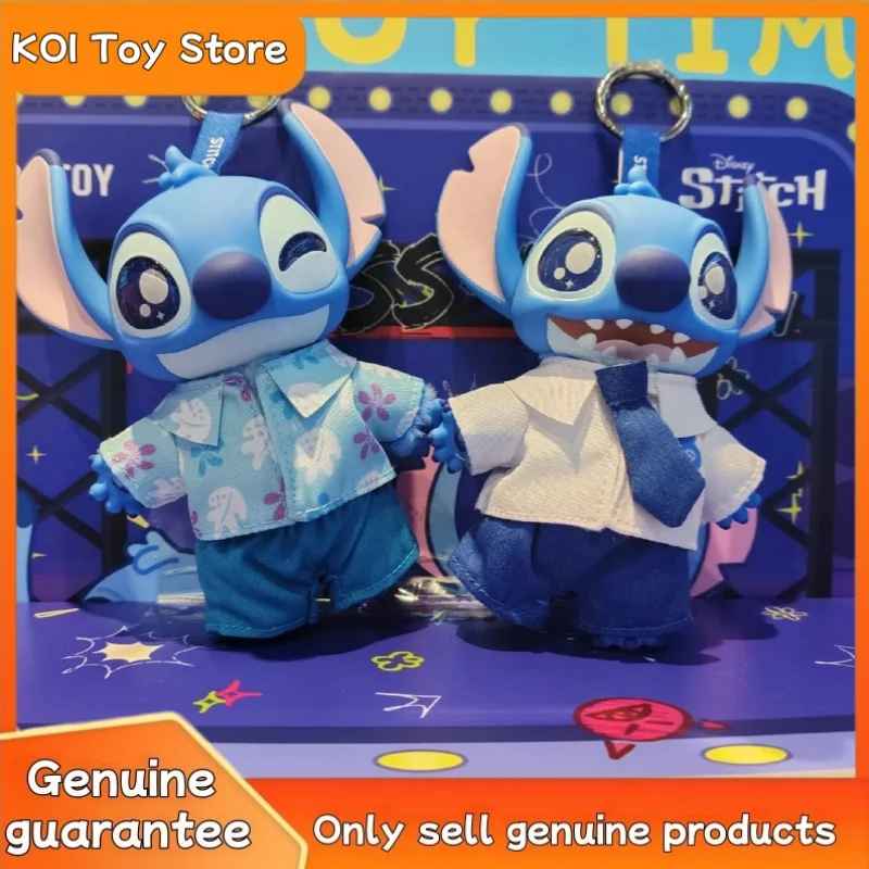 

New Genuine Disney Stitch Dress-up Show Series Blind Box Figure Stitch Vinyl Doll Mystery Box Surprise Bag KeyChain Pendant Gift