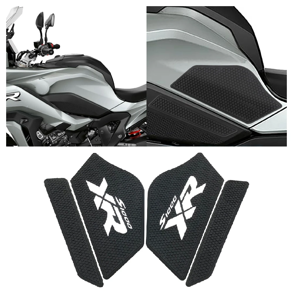 

Fits for BMW S1000XR XR S1000 Logo ABS 2021 2022 2023 2024 2025 Motorcycle Tank Pad FuelTank Side Knee Traction Anti Slip Pads