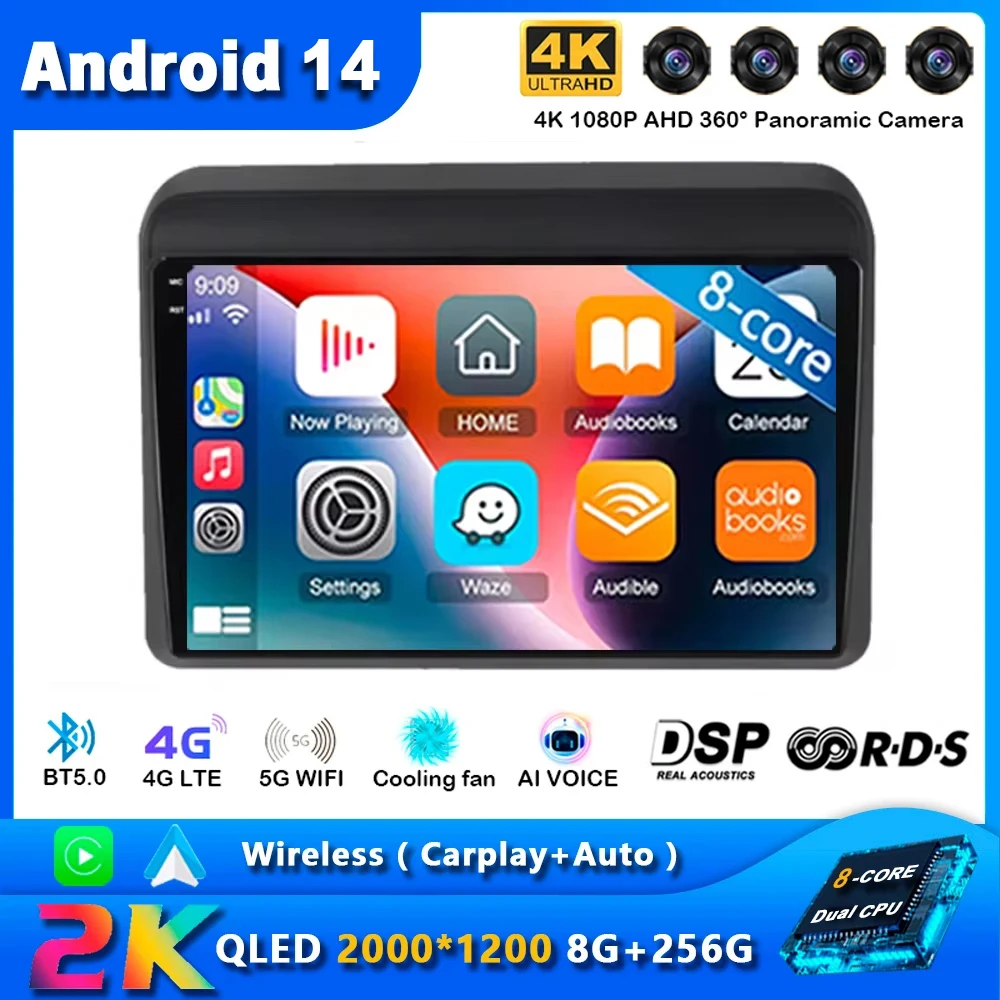 

Android 14 For Suzuki Ignis 2016 - 2020 Car Radio Multimedia Player Stereo Wireless Carplay Auto GPS Navigation 5G WIFI No 2din