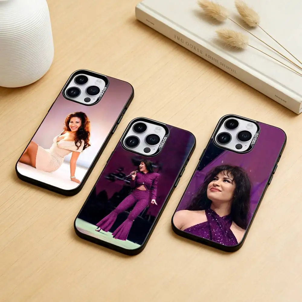 

S-Selena Quintanilla Phone Case Color Silver Shell For IPhone 17 16 15 14 13 12 11 Pro Max Plus