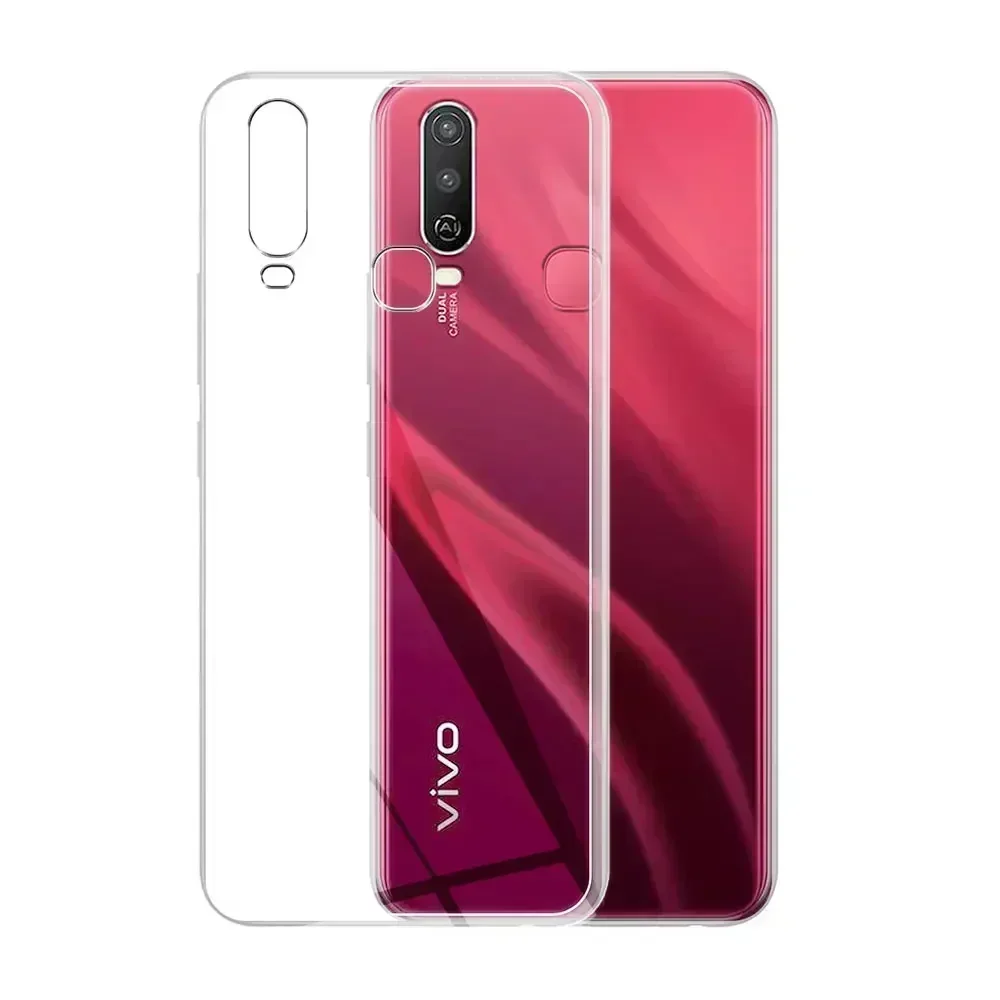 For vivo 1906 Case Soft Silicone Cover For Vivo 1904 Phone Cases For Vivo 1940 1941 Clear Shockproof Protect Bumper Coque
