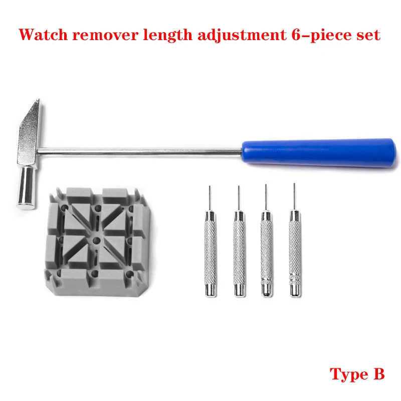 Инструмент для демонтажа часов, устройство для отсечки часов, устройство для удаления длины часов, регулировка длины, набор из 6 предметов