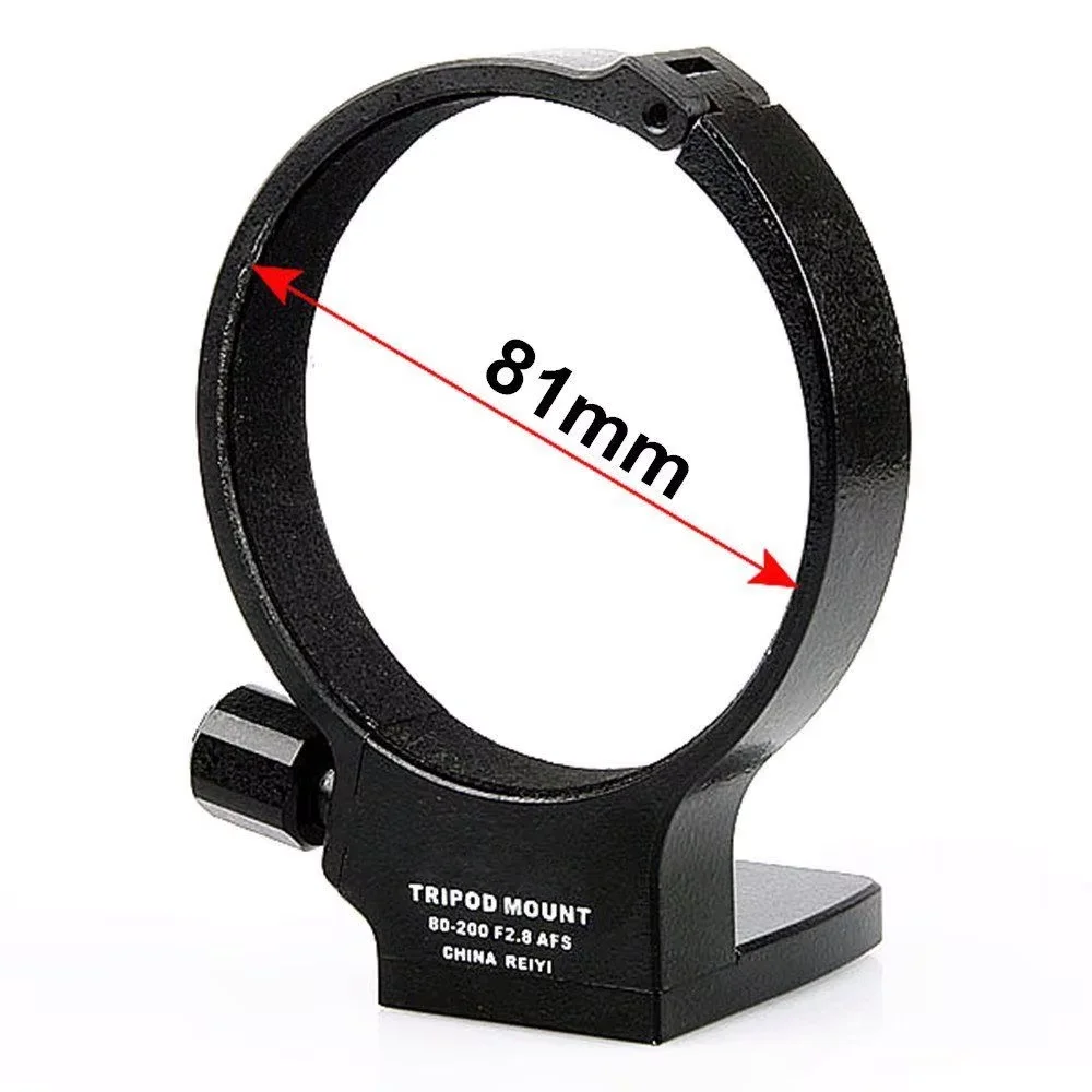 Universal Metal 81mm (inner diameter) Tripod Mount Ring for lenses with 81mm O.D for Nikon AF-S Nikkor 80-200mm f/2.8D ED etc.