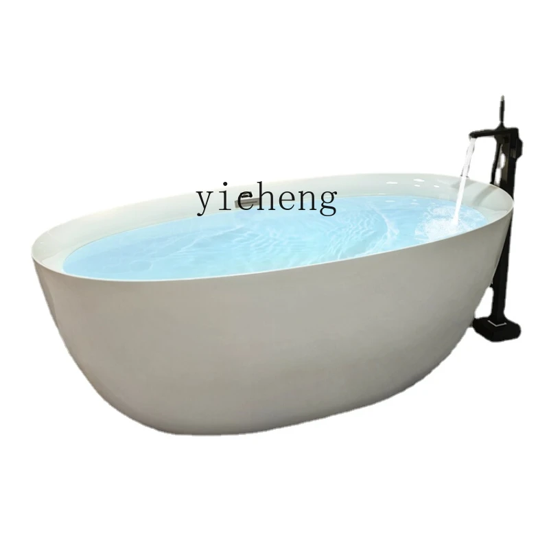 

Xl Acrylic Japanese Style Independent Oval Homestay Hotel Deep Bubble Thin Edge Bathtub Basin