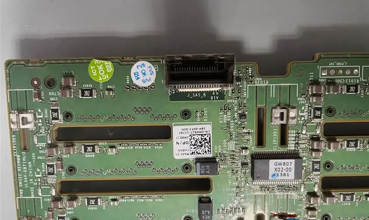 MX827 0MX827 Scheda aereo posteriore per disco rigido PowerEdge R710 SAS / SATA a 8 alloggiamenti