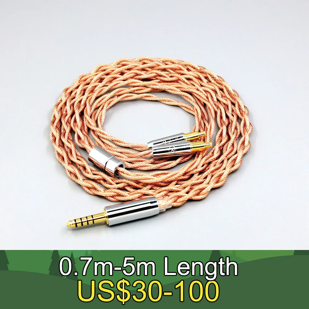 Graphene 7N OCC Abschirmung Koaxial Mixed Kopfhörer Kabel Für Audio Technica ATH-ADX5000 MSR7b 770H 990H A2DC LN 007775