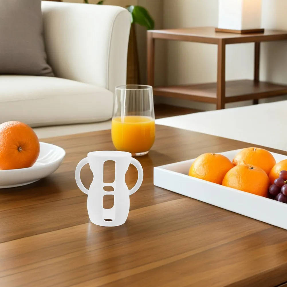 

2 шт. силиконовые защитные чехлы для детских бутылочек, совместимые с бутылочками для кормления, предотвращающие повреждения