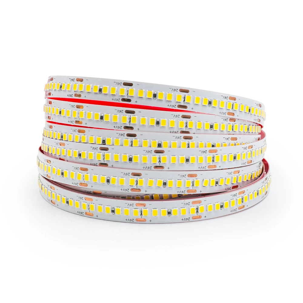 

DC12V 24V LED Strip 5m 10m 2835 Flexible Ribbon Diode Tape 60 120 240LEDs/m Waterproof LED Lights TV Backlight Warm Cool White