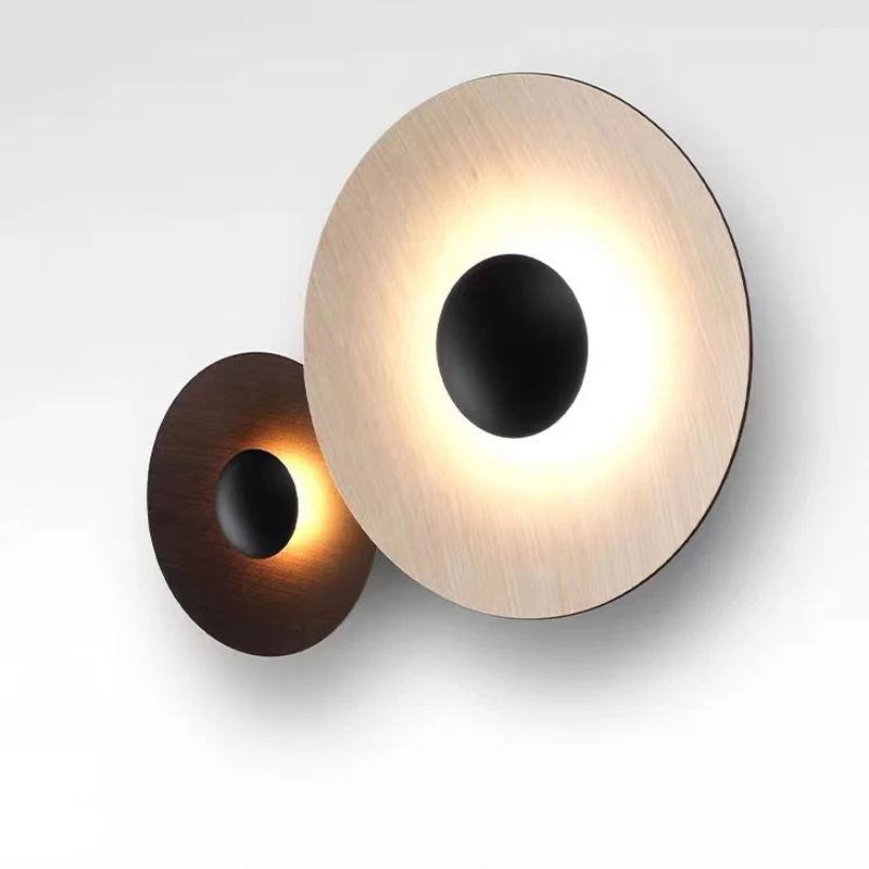 

Modern LED Wall lamp Nordc round Sconce Lamp straircase Living Room Aisle Corridor Bedroom Background Indoor LED Wall Lamp