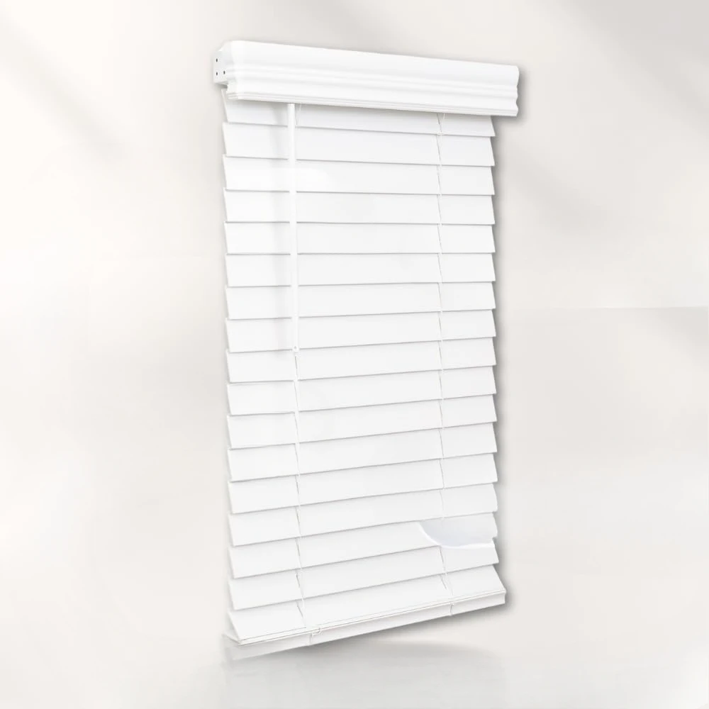 Window Blinds, Blinds & Shades, Blinds for Indoor Windows, Smooth, Bright White, (Actual Size - 69.5