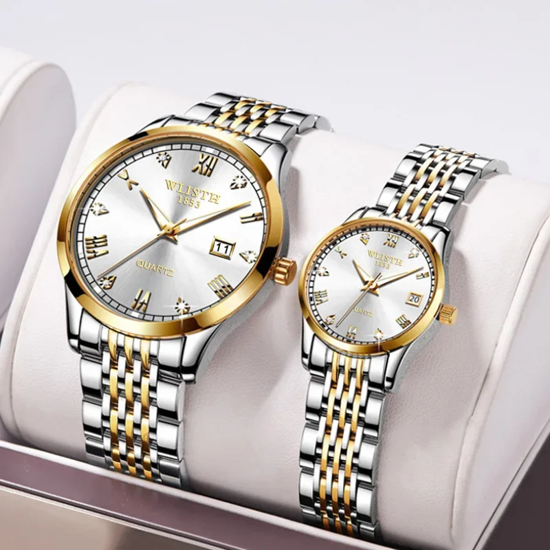 Hollow Watch New Luxury Fashion Automatic Mechanical Watch Stainless Steel Wristwatch for Man and Woman Love Couple Watch