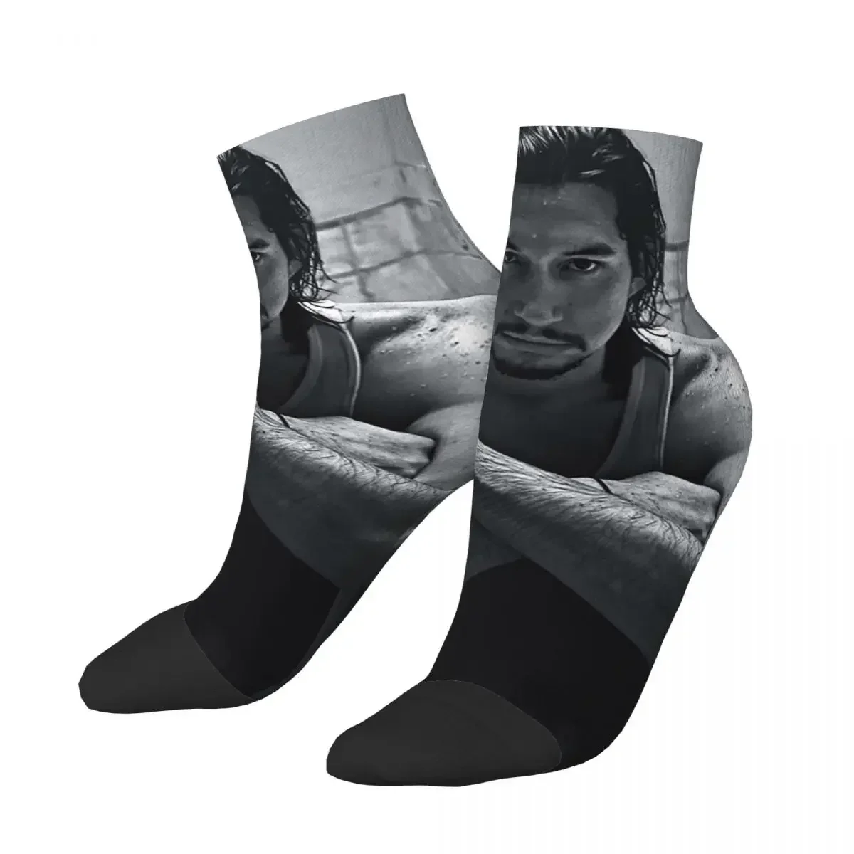 Adam Driver 2 Socks Harajuku Super Soft Stockings All Season Socks Accessories for Man's Woman's Christmas Gifts