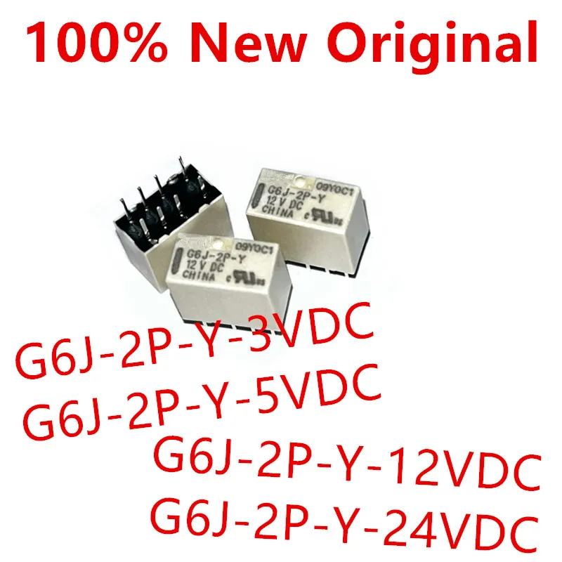 10piece  G6J-2P-Y-5VDC 、G6J-2P-Y-12VDC 、G6J-2P-Y-24VDC 、G6J-2P-Y-3VDC 、G6J-2P-Y-4.5VDC  DIP-8  New small signal relay