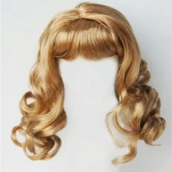 Doll Wigs For Girls! JD038 6-7inch 7-8inch 8-9inch Long Soft wave Synthetic mohair BJD Wigs YOSD MSD SD Doll accessories