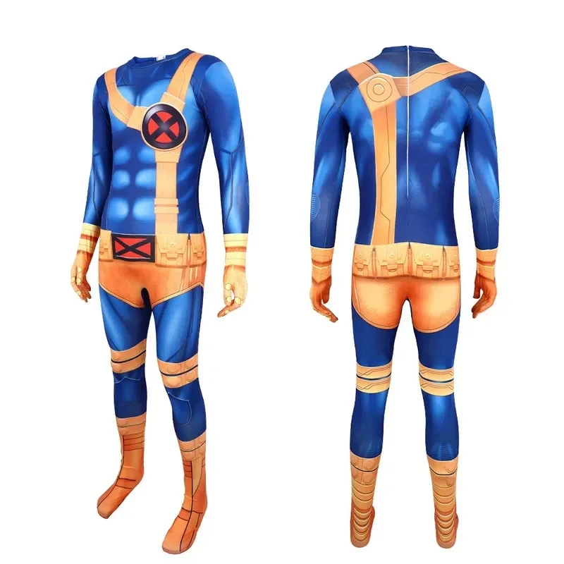 e,4;v'6\k/Superhero 1997 Gambit Magneto Jean Grey Cyclops Xmen Cosplay Costume Adult Kids X Men 97 Halloween Suit Jump5;g'8.n/3\ view 4
