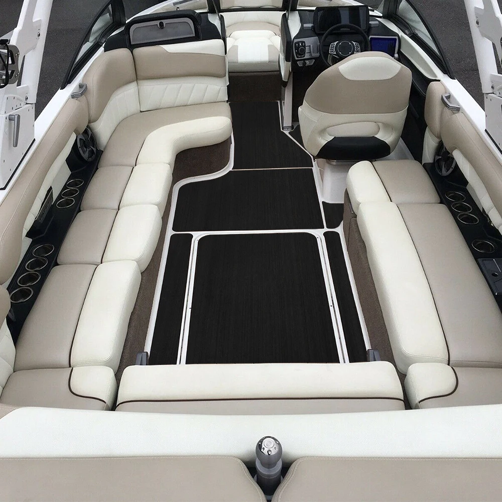 Boat Flooring EVA Foam Decking Sheet Non-slip Marine Deck Carpet Self-Adhesive Comfort Plain Mats Motorboat RV Yacht Golf Cart