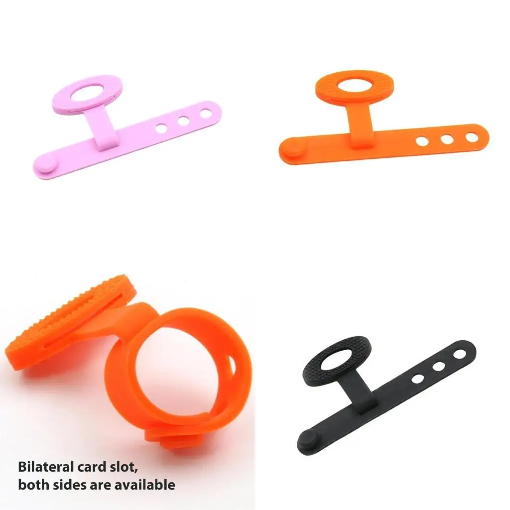 

652F Guitar Picks Holder Finger Cover Nonslip Silicone Picks Finger Cover Nonslip Plectrum Storage Cover Tool Easy to Use