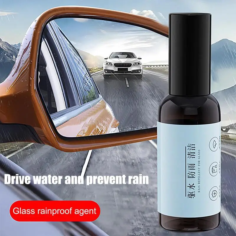 50ml Water Repellent Spray Anti Rain Coating For Car Glass Hydrophobic Anti-rain Car Liquid Windshield Mirror Mask Auto Polish