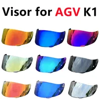 K1 Visor Shield for AGV K5 K5S K1S K3SV Helmet Face Shield Uv Protected Electroplated Motorcycle Helmet Accessories