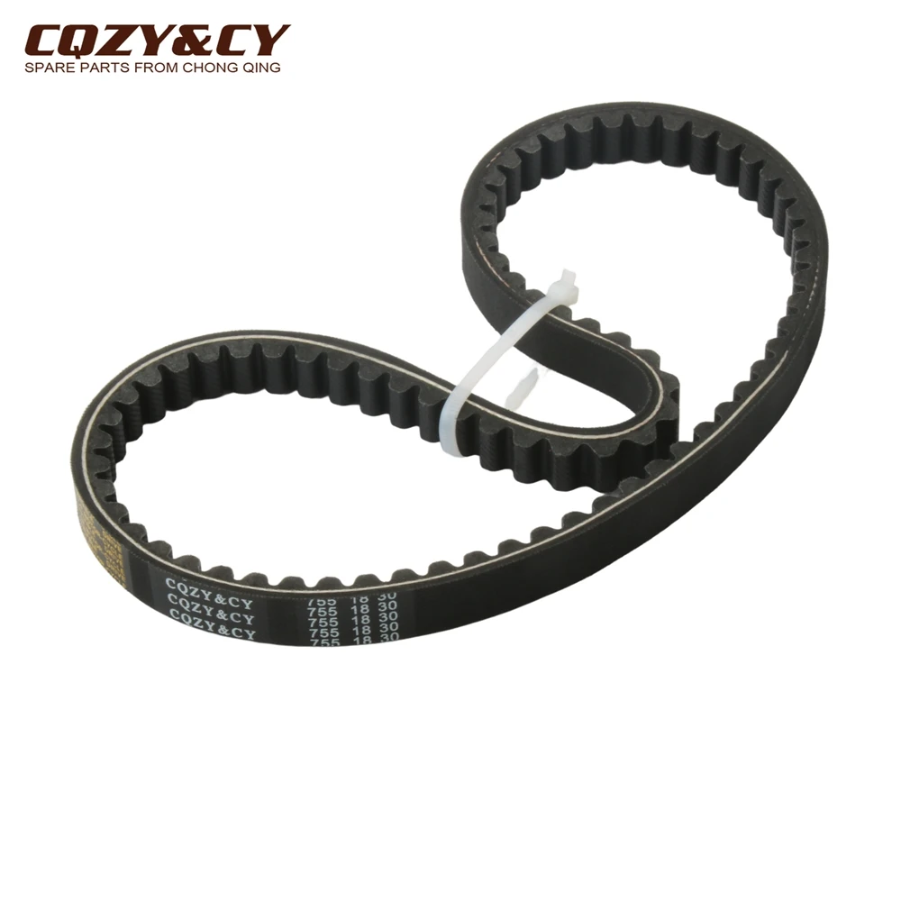 Scooter 755 18 30 CVT Drive Belt For Peugeot Ludix 10 Sp Blaster Classic 50 Metal-x 50cc 729171 163750160 Engine Parts