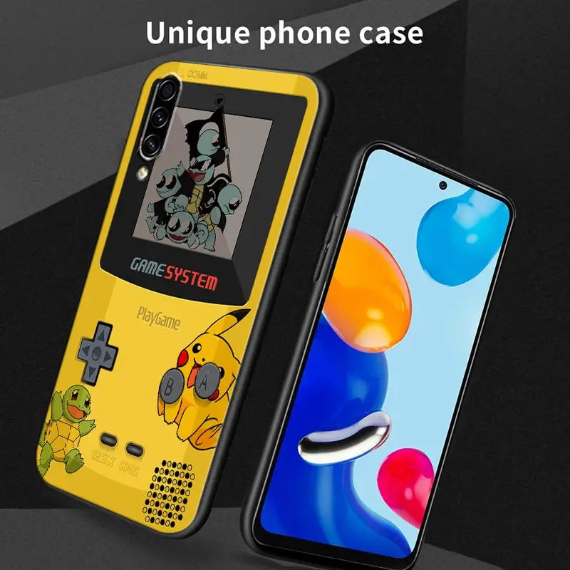 GameBoys Pokemon Pikachu Soft Cases For Samsung Galaxy A30 A30S A50 A50S A10 A70 A70S A20S A90 A10 A40 A7 A9 2018 Silicone Cover