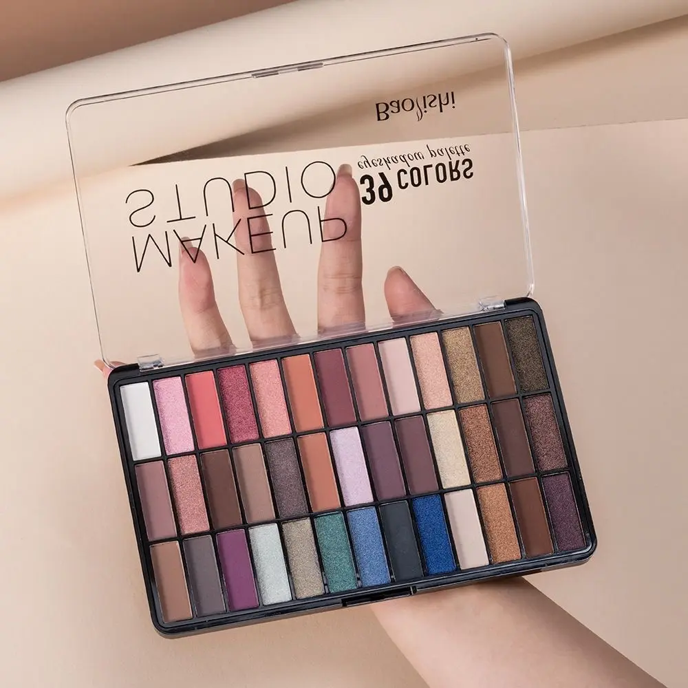 

New 39 Colors Eyeshadow Palette Natural Long Lasting Eye Makeup Palette Multifunctional Matte Eye Pigments Women