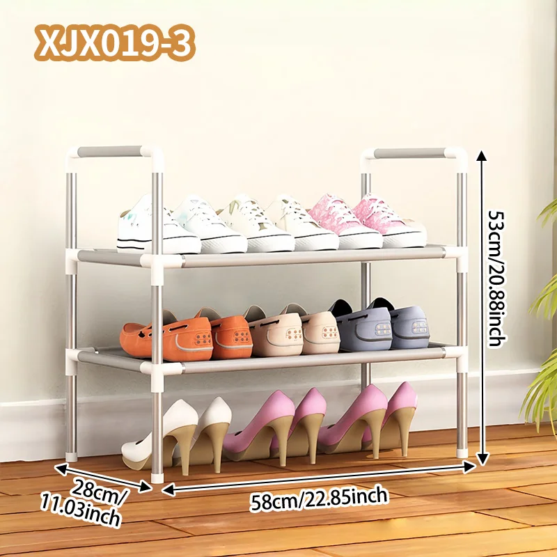Multi-Layer Shoe Rack, Easy-To-Assemble Home Shoe Storage Rack, Suitable for Hallway, Bedroom, Entryway, and Living Room, Storage Shoe Rack