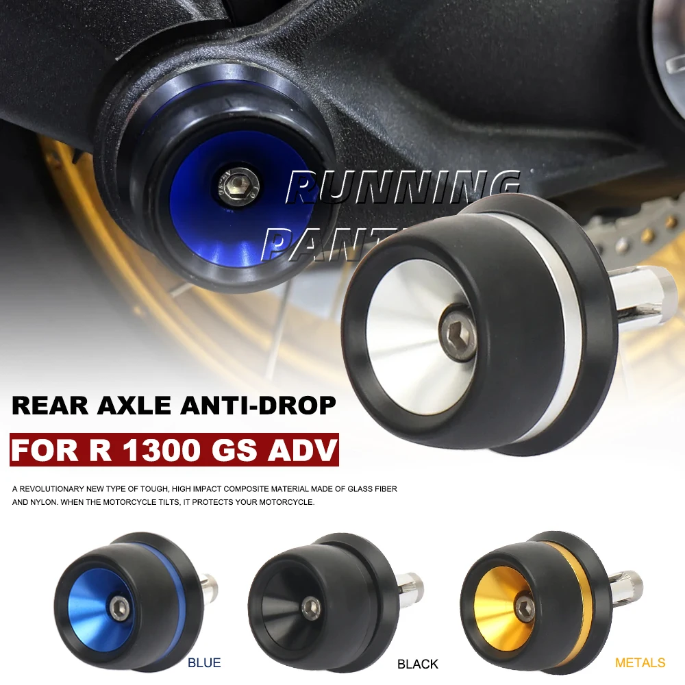 

For BMW R1300GS R1300 ADV GS R 1300 GS Adventure 2023-2025 NEW Rear Wheel Axle Protection Crash Pad Wheel protection Cover