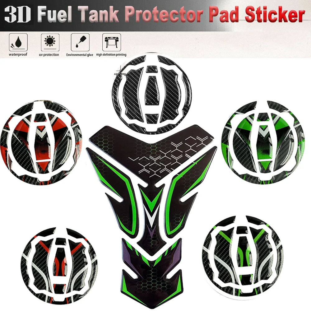 

For Kawasaki Tank Pad Protector Stickers Motorcycle Accessories Versys Ninja Z Z900 Z650 Z400 ZX10R ZX6R ZX4RR ZX4R 1000 650 400