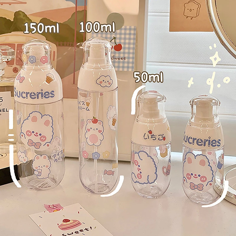 

Push Dispenser Bottle Portable Lotion Travel Empty Bottle Makeup Bottle Face Wash Makeup Remover High Volue