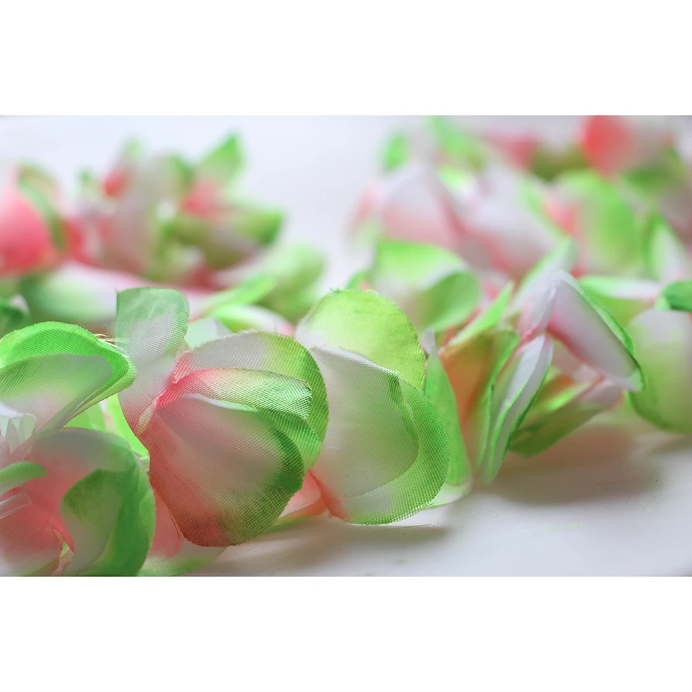 

4pcs Garland Set White Luau Wreaths Flower Headband Necklace Women Floral Wreath Handmade Summer Travel Photography Prop