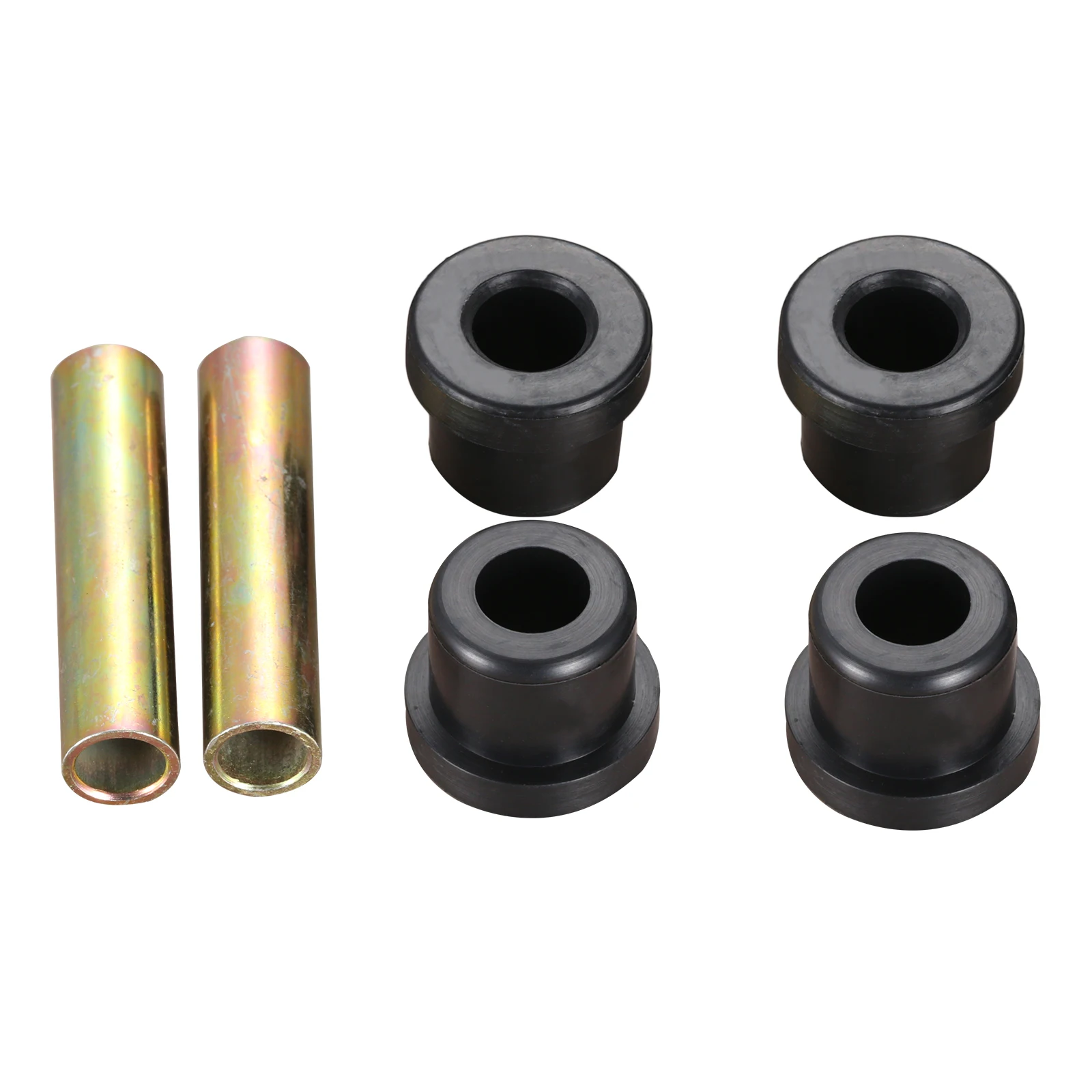 6 Pcs/set Front and Rear Suspension Bushing & Sleeve Kit for Club Car DS 1981-Up Gas Electric Golf Carts Front Leaf Spring