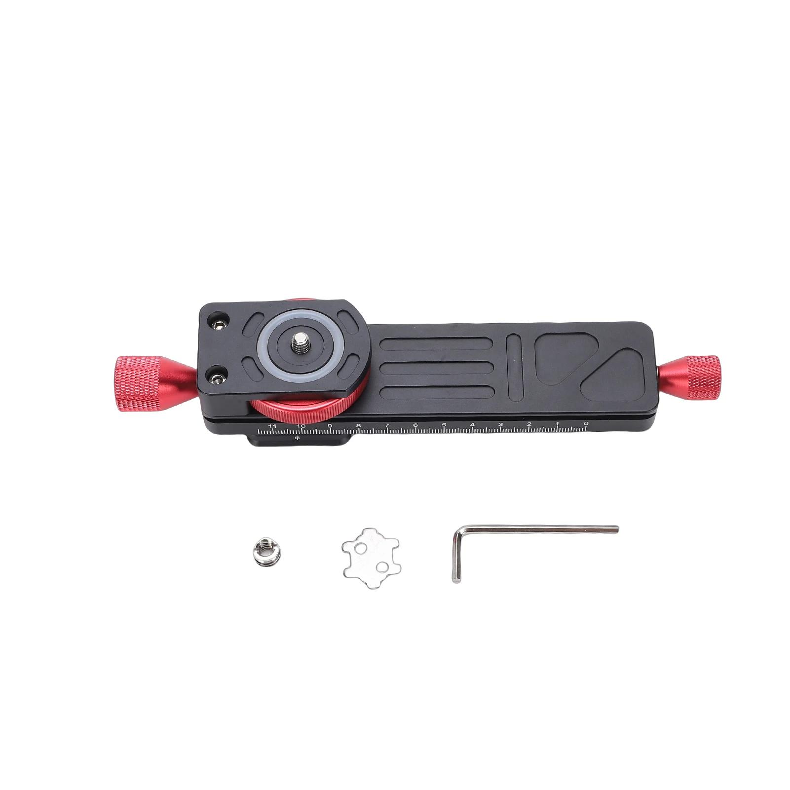 Macro Photography Slider Aluminum Alloy, Quick Release Plate with 1/4-inch Screw, Rack and Pinion Movement for Mirrorless Camera