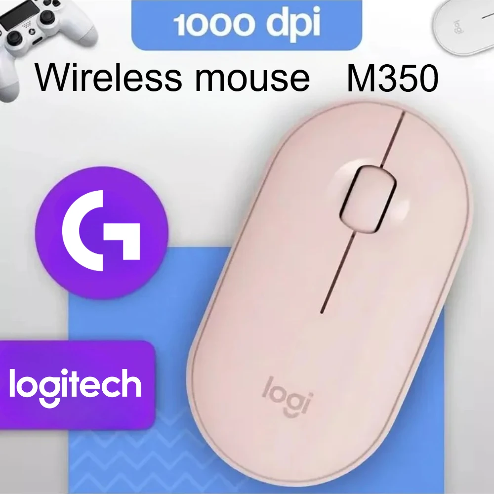 Logitech PEBBLE M350 ordinateur Portable tablette sans fil Bluetooth souris légère et mince muet bureau Mini souris 77g léger et Portable Logitech PEBBLE M350 ordinateur Portable tablette sans fil Bluetooth souris légère et mince muet bureau Mini souris 77g léger et Portable