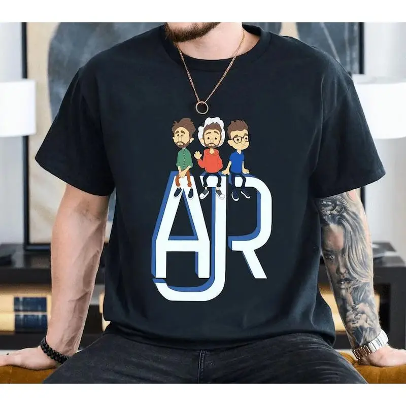 

Футболка AJR Band The Click Album Members Chibi