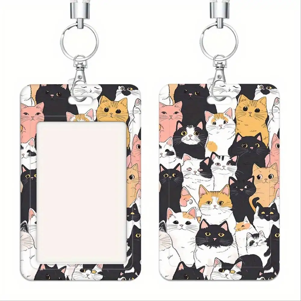 Multi Cats ID Card Holder Plastic Card Shell Multi Card Storage For Doctor Nurse Student Work Permit