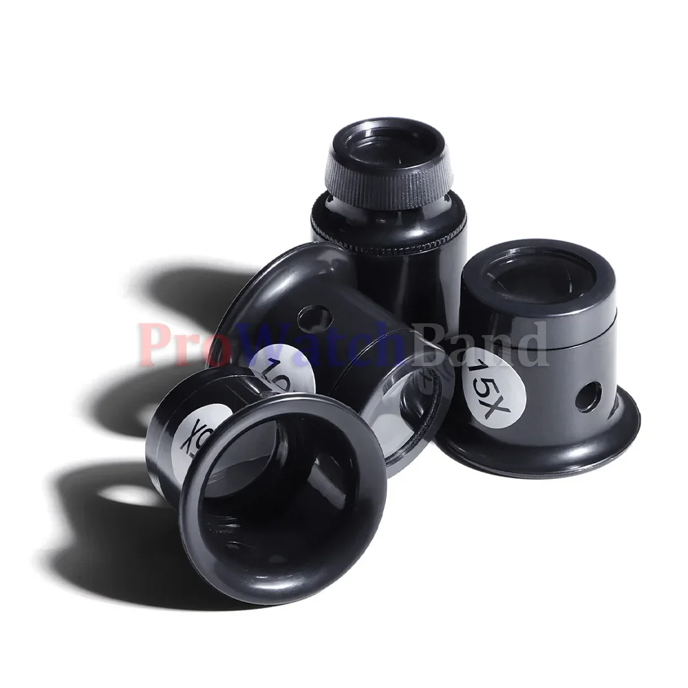 Clip-on Eye Loupe Loop Magnifiers 3X 5X 10X 15X 20X Eyepiece Shield Watch Repair Tool Kit Magnifiying Glass Watchmaker Accessory